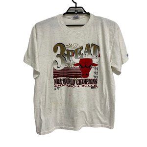 Vintage Trench Ultra tee Chicago Bulls Champions made in USA size XL